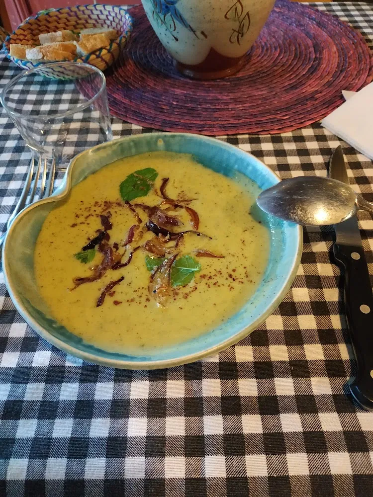 Soupe Tiède de Courgettes